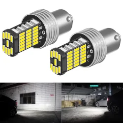 Auto Glühbirne - wasserdicht - LED - DRL - P21W 1156 BA15S - 12V DC - 2 Stück