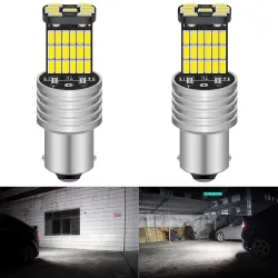 Auto Glühbirne - wasserdicht - LED - DRL - P21W 1156 BA15S - 12V DC - 2 Stück
