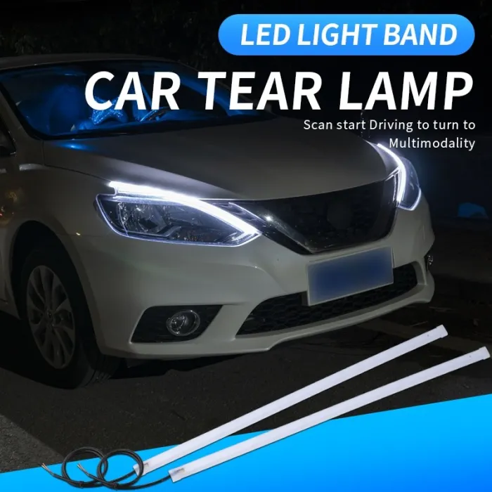 Auto LED-Streifen - DRL - Blinker - flexibel - wasserdicht - 12V - 2 Stück