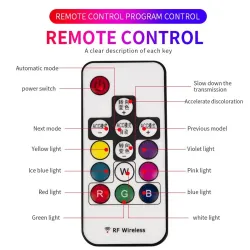 Auto LED-Lichtleiste - flexibel - wasserdicht - DRL - RGB - Bluetooth-Steuerung / Fernbedienung - 12V - 2 Stück