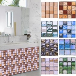 Mosaic style wall sticker - waterproof self adhesive tiles - 10 * 10 cm - 10 piecesWall stickers