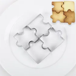 Ausstechform - Puzzleform - Edelstahl