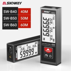SNDWAY - digitaler Laser-Entfernungsmesser - LCD - 40M / 50M / 60M