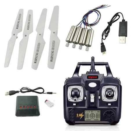 Syma X5 X5C X5C-1 RC Quadcopter - USB-Kabel - Propeller - Ladegerät - Motor - Fernbedienung - Ersatzteile