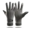 Elegante warme Handschuhe – Touchscreen-Funktion – mit Zierknopf