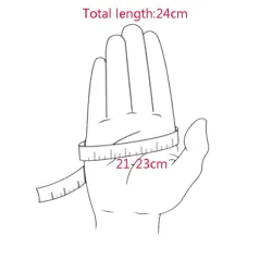 Elegante warme Handschuhe – Touchscreen-Funktion – mit Zierknopf