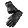 Elegante Leder Herrenhandschuhe - Touchscreen Funktion - winddicht