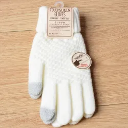 Warme dicke Winterhandschuhe - Touchscreen-Funktion - Kaschmir
