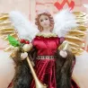 Lächelnder Engel - stehende Puppe - Weihnachtsdekoration