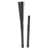 Jazz Drumsticks - Nylonbürsten - einziehbar - mit Gummigriff - 23cm - 2 Stück