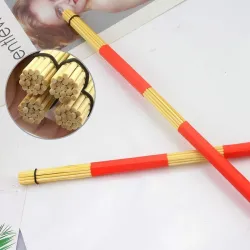 Drum sticks - wooden rods - with storage bag - jazz effect - 2 pairsDrums