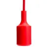 E27 - Deckenlampenfassung - Fassung - Silikonseil - 90cm