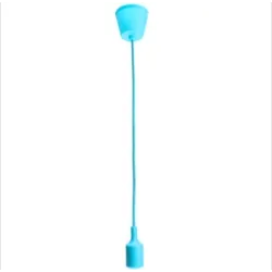 E27 - Deckenlampenfassung - Fassung - Silikonseil - 90cm