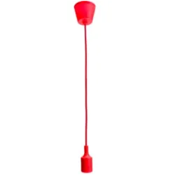 E27 - Deckenlampenfassung - Fassung - Silikonseil - 90cm