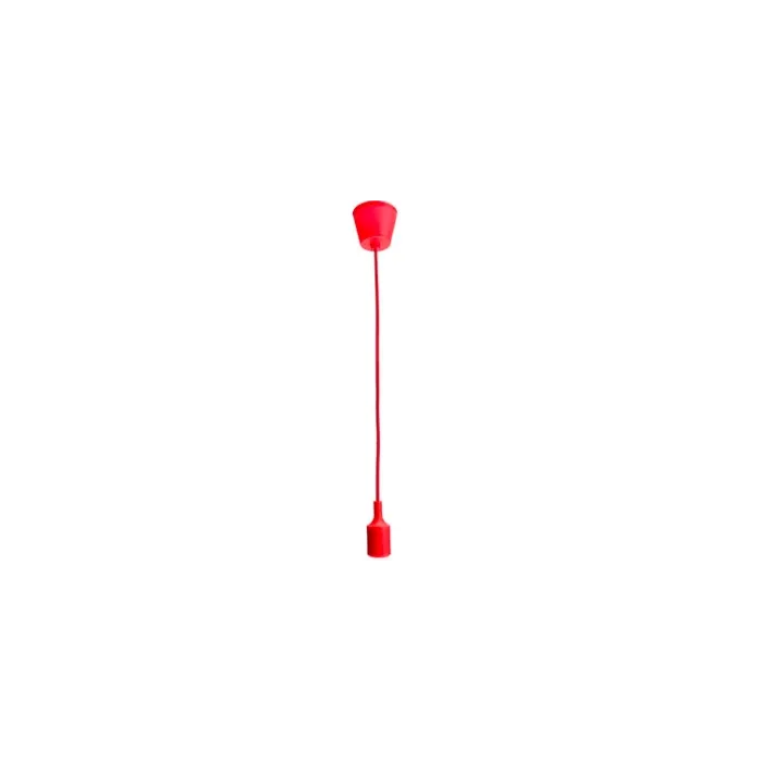 E27 - Deckenlampenfassung - Fassung - Silikonseil - 90cm