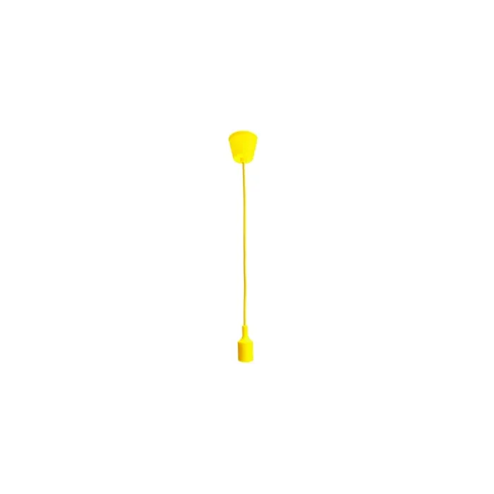 E27 - Deckenlampenfassung - Fassung - Silikonseil - 90cm