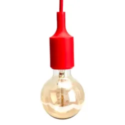 E27 - Deckenlampenfassung - Fassung - Silikonseil - 90cm