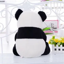 Panda-Mutter mit Baby-Panda - Plüschtier - 25 cm