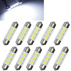 36mm LED 5050 Autobirne 12V 0,9W - 10 Stück