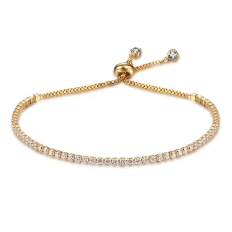 Elegantes Armband - mit Zirkonia - verstellbar