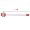 Drum mallets - sticks - colorful round lollipop shaped - 1 pairDrums