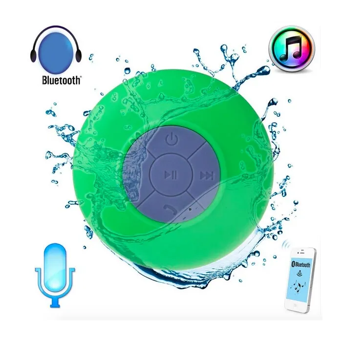 Mini Bluetooth speaker - waterproof - with suction cupBluetooth speakers