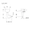 Guitar tuning pegs - machine head - left / right - 6 piecesGuitars