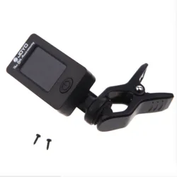 Universeller Gitarrentuner - digitaler Clip - drehbar - eingebauter Akku