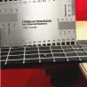 Gitarrenmesslineal - Saiten-Umrechnungstabelle - Edelstahl