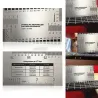 Gitarrenmesslineal - Saiten-Umrechnungstabelle - Edelstahl
