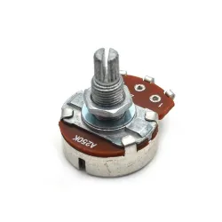 Gitarrenpotentiometer - Full Size - 18mm Split Shaft - A500K / B500K / A250K / B250K - 2 Stück