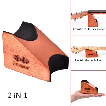 2 in 1 Gitarren-Nackenstütze - Halter / Stütze