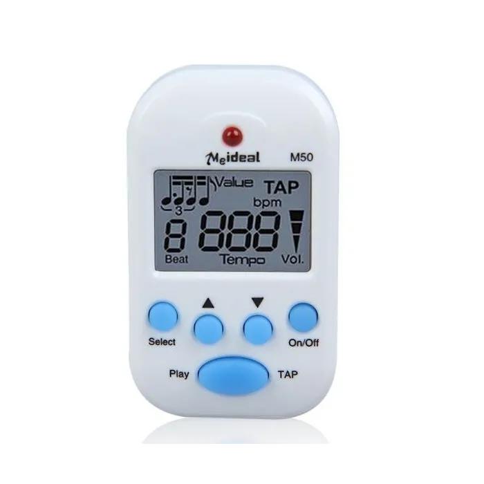 Mini professionelles Metronom - digitaler LCD-Clip - für Gitarre / Klavier / Violine