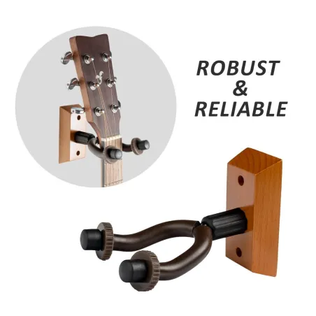 Gitarrenaufhänger - Haken - verstellbar - Wandmontage