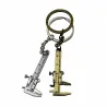 Keychain with mini vernier calliperKeyrings