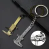 Keychain with mini vernier calliperKeyrings