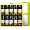 Ätherische Fruchtöle - Erdbeere / Mango / Wassermelone / Maracuja - für Diffusoren / Bäder / Kosmetik - 10 Stück