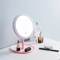 Schminkspiegel - LED-Licht - verstellbar - Touch-Steuerung - Dimmer - USB