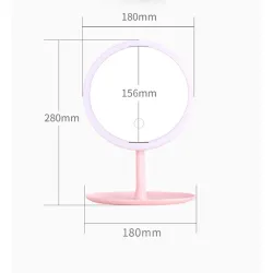 Makeup mirror - LED light - adjustable - touch control - dimmer - USBMake-Up