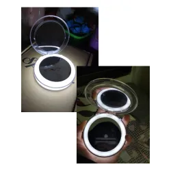 Mini-Schminkspiegel - LED - Micro-USB