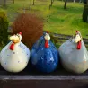 Lustiges Huhn / Henne - Garten / Rasendekoration - Harz