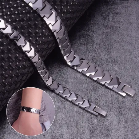 Wolfram Magnetarmband - Gesundheitsenergie - Unisex