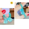 Hair elastics - with starry ball - 2 piecesHair clips