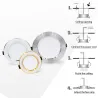 LED Deckenleuchte - runde Einbauleuchte - 5W / 9W / 12W / 15W / 18W - AC 220V-240V - 10 Stück