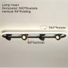 Moderne LED Deckenleuchte - dimmbar - drehbar
