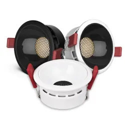 LED Deckenleuchte - Einbau - dimmbar - blendfrei - Wabendesign - 7W / 12W / 18W / 20W