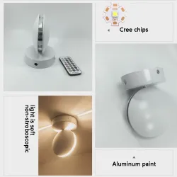 Decken-/Wandleuchte - RGB - LED - dimmbar - drehbar
