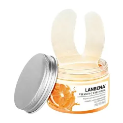 Augenmaske - Feuchtigkeitsspendende Gelpflaster - Anti-Falten - Straffung - Vitamin C - 50 Stück