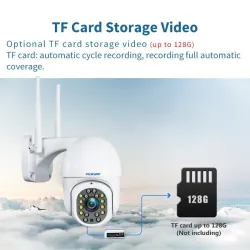 Drahtlose Überwachungskamera - 1080P - PTZ IP - HD - Wifi - Outdoor - CCTV - Überwachung