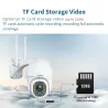 Drahtlose Überwachungskamera - 1080P - PTZ IP - HD - Wifi - Outdoor - CCTV - Überwachung